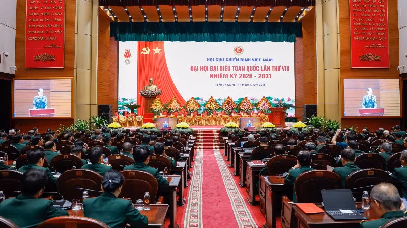 Đại hội đại biểu toàn quốc Hội Cựu chiến binh Việt Nam lần thứ VIII, nhiệm kỳ 2026-2031 khai mạc trọng thể.