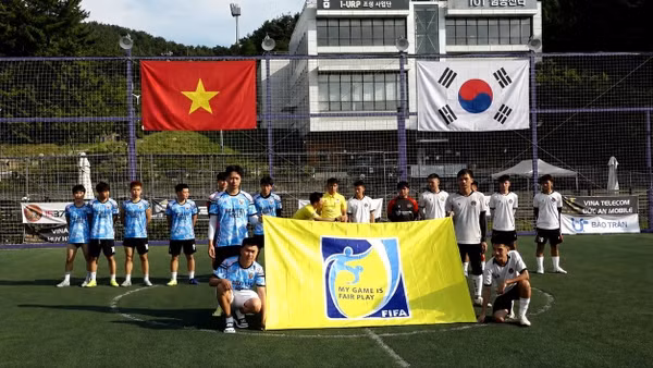 Giải Futsal Doanh nghiệp Busan lần I năm 2026 là hoạt động ý nghĩa hướng tới kỷ niệm 81 năm Ngày Quốc khánh 2/9. (Ảnh: Hiệp hội Doanh nhân và Đầu tư Việt Nam-Hàn Quốc cung cấp)