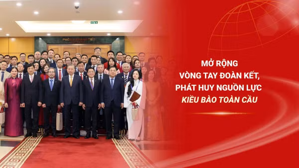 Mở rộng vòng tay đoàn kết, phát huy nguồn lực kiều bào toàn cầu