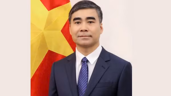 Đại sứ Việt Nam tại Cộng hòa Liên bang Myanmar Nguyễn Anh Đức. (Ảnh: Đại sứ quán Việt Nam tại Myanmar cung cấp)