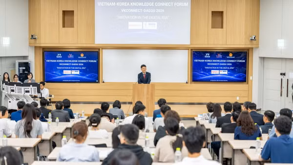 Quang cảnh Diễn đàn kết nối tri thức Việt Nam-Hàn Quốc 2026. (Ảnh: Hiệp hội Doanh nhân và Đầu tư Việt Nam-Hàn Quốc cung cấp)