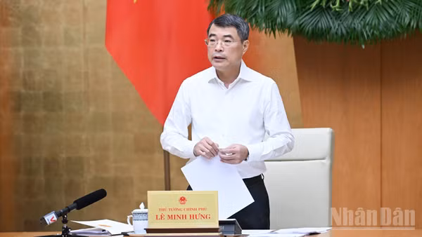 Thủ tướng Chính phủ Lê Minh Hưng. (Ảnh: Trần Hải)