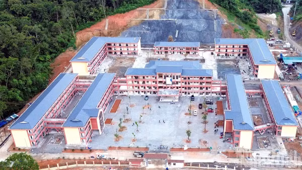 Toàn cảnh Trường phổ thông nội trú tiểu học và trung học cơ sở Thanh Thủy.