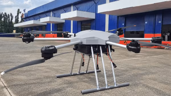 UAV CT Pegas 230 có khối lượng cất cánh tối đa 230kg, tải trọng tới 100kg. (Ảnh: CT Group)