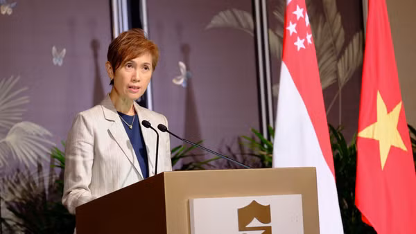 Bộ trưởng Josephine Teo. (Ảnh tư liệu: TTXVN)