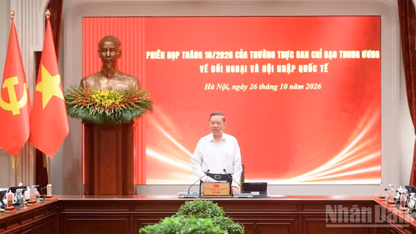 Tổng Bí thư, Chủ tịch nước Tô Lâm chủ trì phiên họp. (Ảnh: ĐĂNG KHOA)
