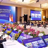 Đối thoại Chiến lược Việt Nam-Singapore lần thứ nhất giữa Đảng Cộng sản Việt Nam và Đảng Hành động Nhân dân Singapore. (Ảnh: TTXVN)