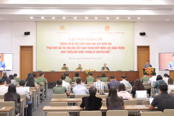 Toàn cảnh cuộc gặp mặt báo chí. (Ảnh: CTV)