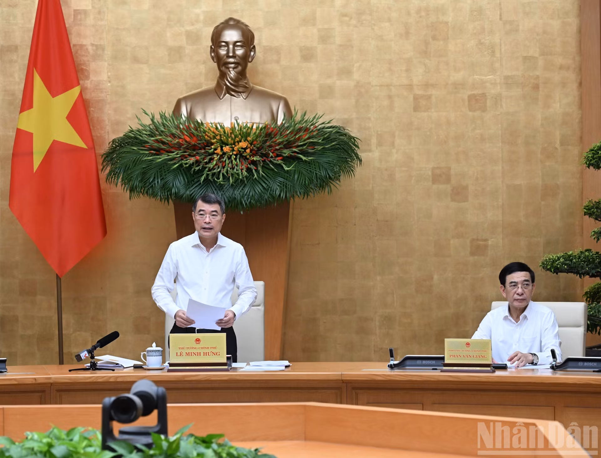 Thủ tướng Lê Minh Hưng chủ trì Phiên họp Chính phủ thường kỳ tháng 7.