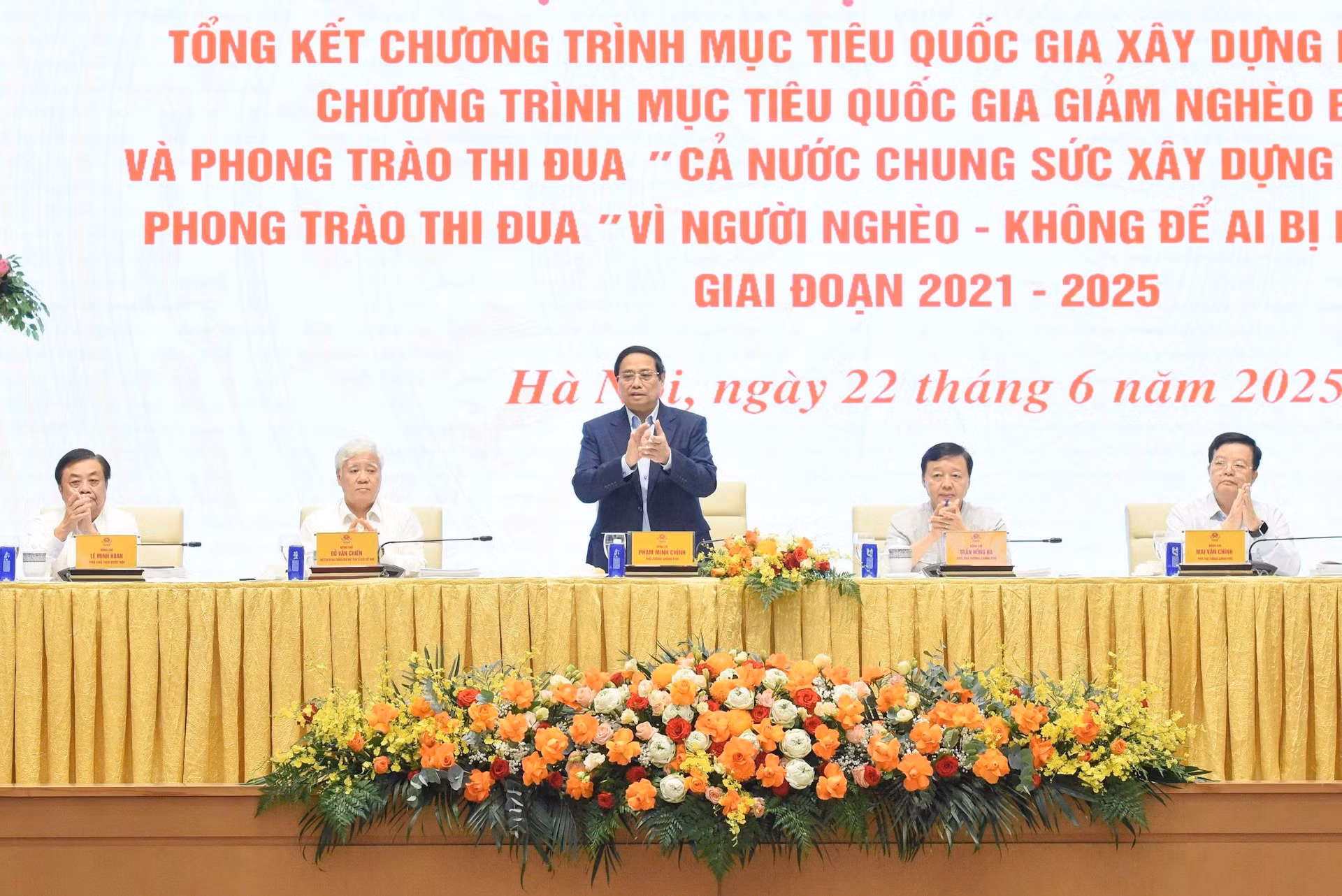 Thủ tướng Phạm Minh Chính dự và chủ trì hội nghị.