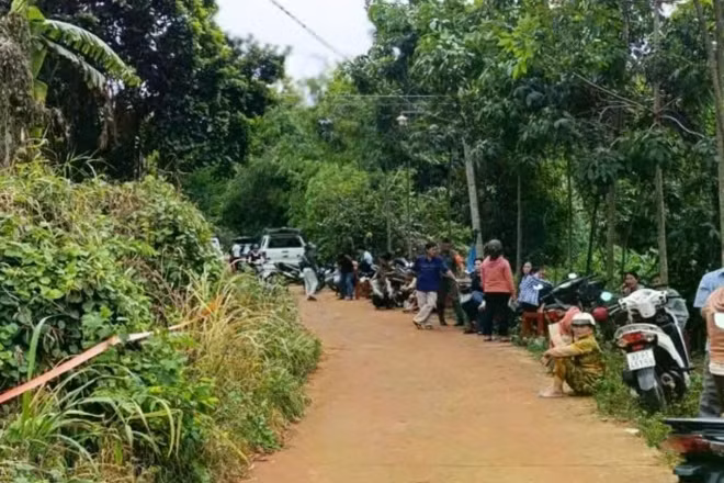 Khu vực xảy ra án mạng khiến 3 người tử vong tại phường Lộc Ninh, thành phố Đồng Nai.