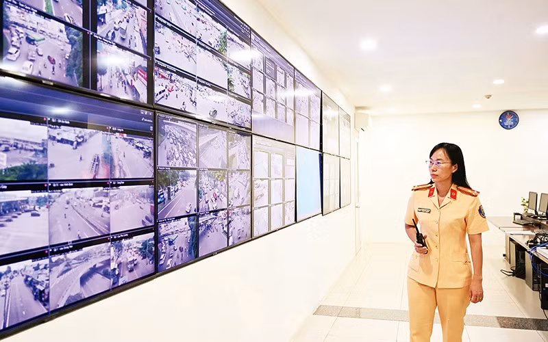 Quản lý giao thông bằng công nghệ mang lại nhiều hiệu quả cho thành phố.