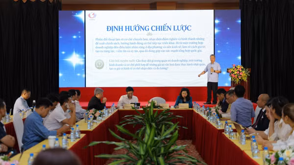 Quang cảnh buổi gặp gỡ báo chí sáng 15/10. (Ảnh: Ban tổ chức cung cấp)
