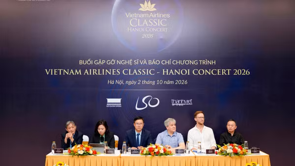 Gặp gỡ báo chí giới thiệu về Vietnam Airlines Classic-Hanoi Concert 2026. (Ảnh: Ban tổ chức cung cấp)