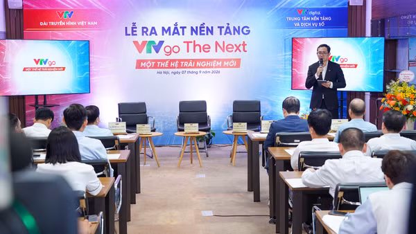 Trung tâm Nền tảng và Dịch vụ số tổ chức Lễ ra mắt nền tảng VTVgo The Next. (Ảnh: VTV)
