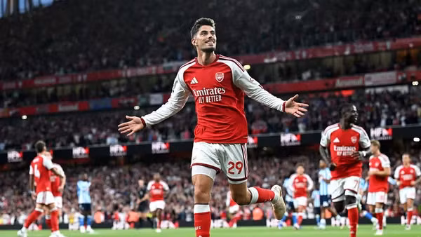 Kai Havertz mở tỷ số cho Pháo thủ. (Ảnh: Arsenal FC)