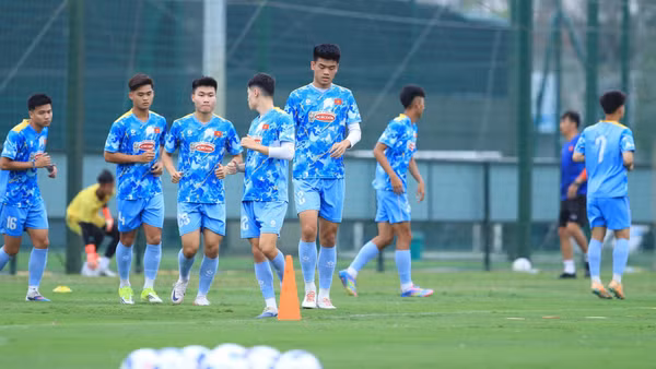 Các tuyển thủ U23 Việt Nam tập luyện hướng tới giải đấu quan trọng. (Ảnh: VFF)