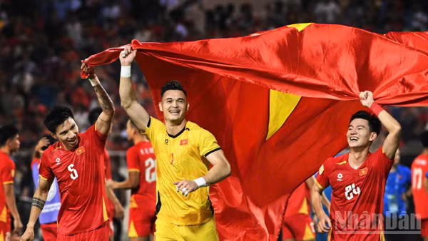 Đội tuyển bóng đá Việt Nam vừa bảo vệ thành công chức vô địch ASEAN Cup 2026 hồi tháng 8 vừa qua. (Ảnh: TRẦN HẢI)