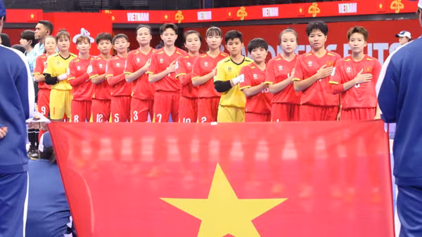 Đội tuyển futsal nữ Việt Nam. (Ảnh: VFF)