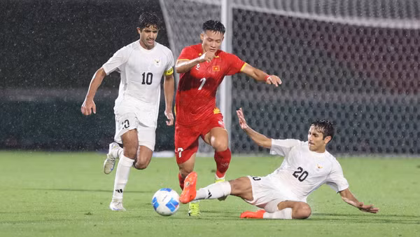 Tạo nhiều cơ hội nhưng không chuyển hóa thành bàn, U23 Việt Nam bị chia điểm đáng tiếc trước U23 Kuwait. (Ảnh: VFF/Hoàng Hồ)