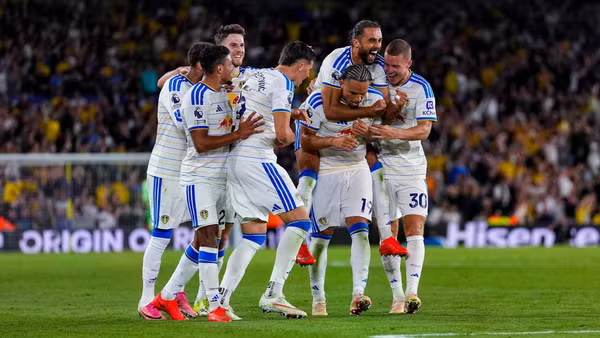 Các cầu thủ Leeds giành chiến thắng tưng bừng. (Ảnh: Leedsunited)