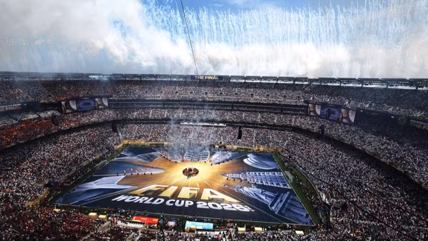 Sân vận động New York New Jersey với sức chứa 82.500 chỗ đã chật kín. (Ảnh: FIFA)