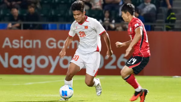 U23 Việt Nam không thể vượt qua đối thủ mạnh là U23 Hàn Quốc. (Ảnh: VFF)