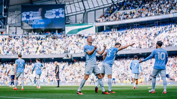 Man City thắng liên tiếp 5 vòng đầu tiên của Ngoại hạng Anh. (Ảnh: MCFC)