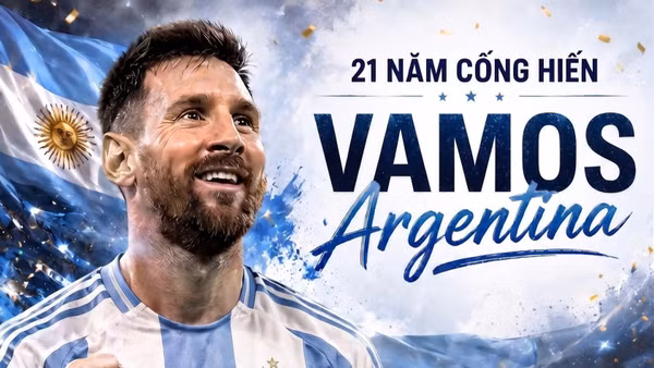 [Infographic] Messi khép lại 21 năm cống hiến cho đội tuyển Argentina