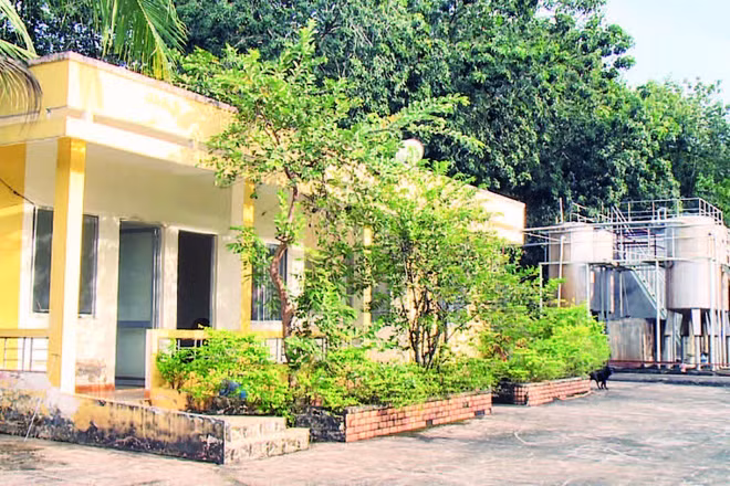 Trạm cấp nước Định Thành trên địa bàn xã Dầu Tiếng, Thành phố Hồ Chí Minh.