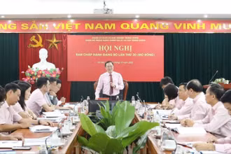 Đảng bộ Ngân hàng Chính sách xã hội Trung ương đã lãnh đạo thực hiện thắng lợi, toàn diện các chỉ tiêu Nghị quyết đại hội.