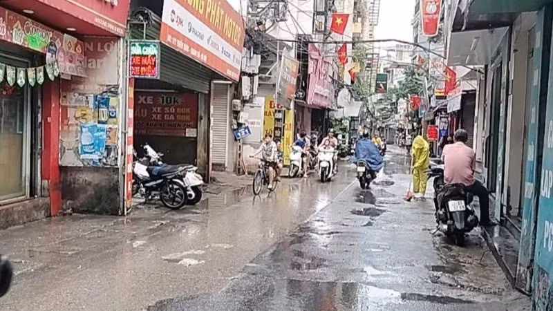 Các tuyến phố tiêu thoát nước nhanh sau mưa lớn. 