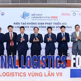 Diễn đàn Logistics vùng lần VII 2026 với chủ đề: “Kiến tạo không gian phát triển mới cho logistics vùng đồng bằng sông Hồng” được tổ chức tại Hải Phòng. (Ảnh: ĐÀM THANH)