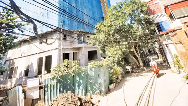 Một dự án nhà ở xã hội trên địa bàn xã Ngọc Hồi (Hà Nội) được bố trí trong khu đất khá chật hẹp. Ảnh: ĐĂNG PHI