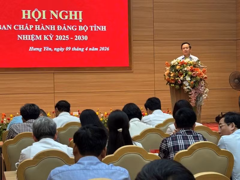 Ban Chấp hành Đảng bộ tỉnh Hưng Yên nhiệm kỳ 2025-2030 tổ chức Hội nghị bầu Bí thư Tỉnh ủy nhiệm kỳ 2025-2030.