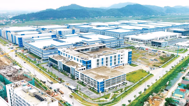 Một góc Khu công nghiệp VSIP Nghệ An.