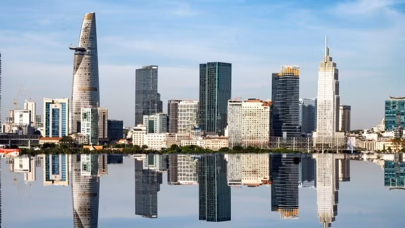 Một góc Thành phố Hồ Chí Minh. (Ảnh: QUỐC THANH)