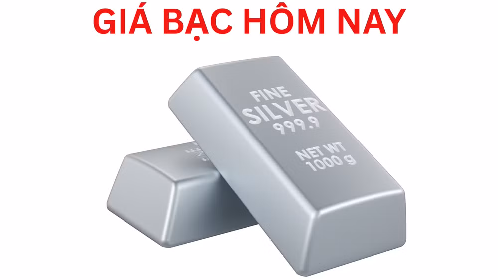 Ngày 28/9, giá bạc trong nước và thế giới giảm sâu phiên giao dịch đầu tuần