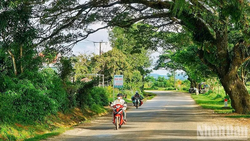 Hiện trạng Quốc lộ 40 đoạn Km187+800 Km204+500 có mặt đường hẹp, bán kính cong nhỏ, tiềm ẩn nguy cơ mất an toàn giao thông. 