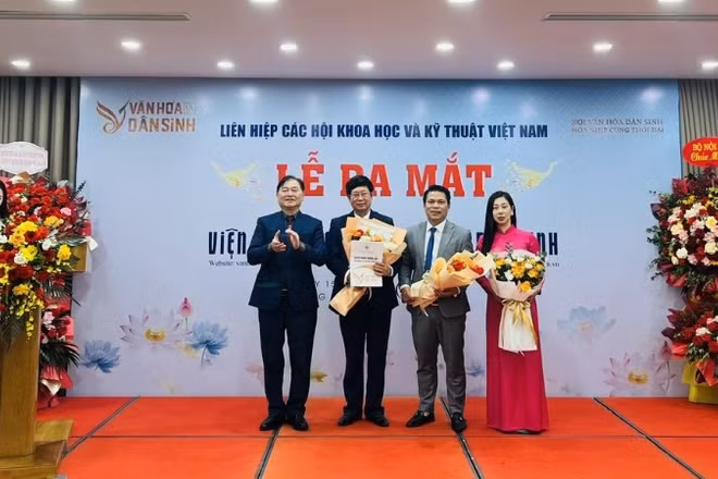 Lễ ra mắt Viện Nghiên cứu Văn hóa và Dân sinh.