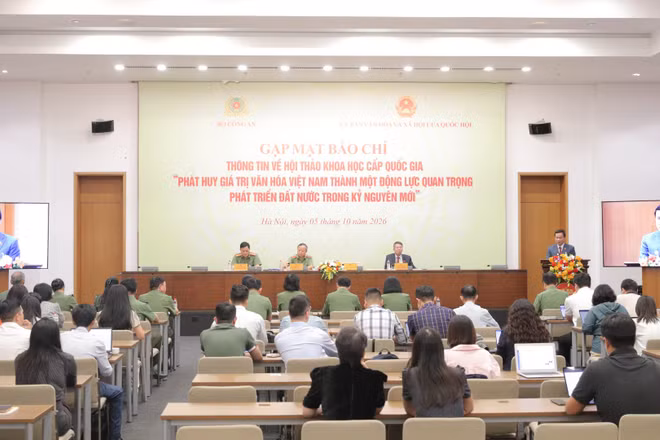 Toàn cảnh cuộc gặp mặt báo chí. (Ảnh: CTV)