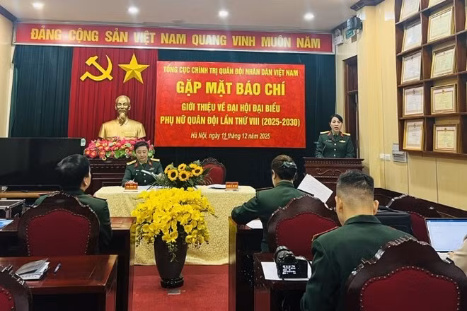 Toàn cảnh cuộc gặp mặt báo chí. 