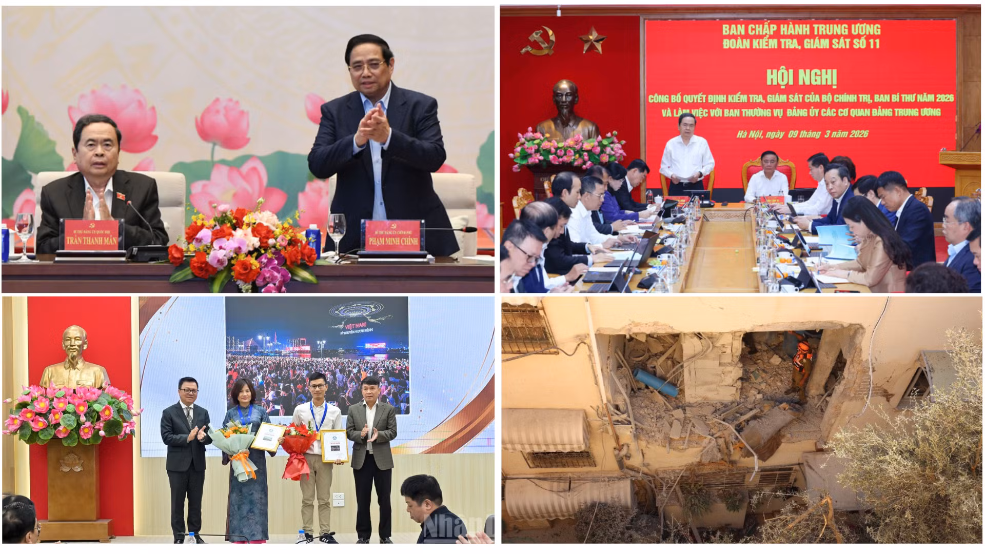 Tin nổi bật ngày 9/3: Chuẩn bị kỹ lưỡng công tác bầu cử và Kỳ họp thứ nhất của Quốc hội khóa XVI; Trao giải Cuộc thi ảnh “Việt Nam trên hành trình đổi mới”; Iran và Israel tiến hành đợt không kích mới