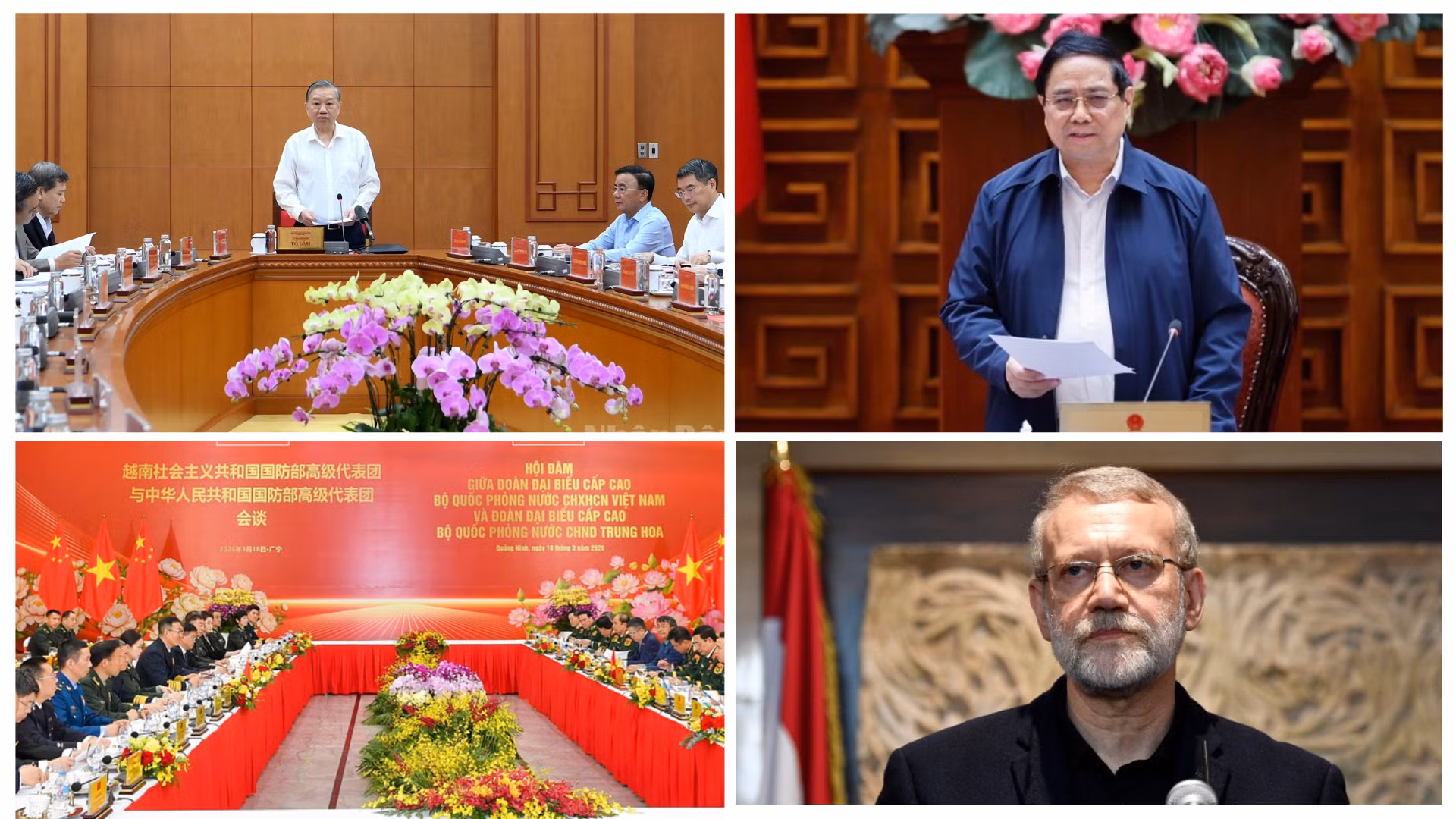 Tin nổi bật ngày 18/3: Tổng Bí thư Tô Lâm chủ trì cuộc họp về phòng, chống tham nhũng, lãng phí, tiêu cực; Đẩy mạnh hợp tác quốc phòng Việt Nam-Trung Quốc