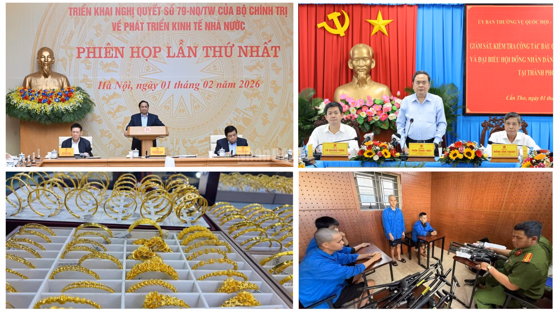 Tin nổi bật ngày 1/2: Tích cực triển khai Nghị quyết 79-NQ/TW; Chủ tịch Quốc hội Trần Thanh Mẫn kiểm tra công tác bầu cử tại Cần Thơ; Phá đường dây ma túy núp bóng thuốc lá điện tử nhắm vào học sinh, sinh viên