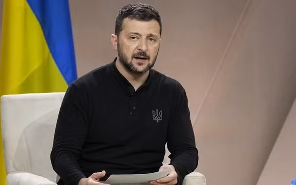 Tổng thống Ukraine Volodymyr Zelensky. (Ảnh: THX)