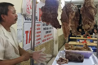 Một quán phở Cồ tại Hà Nội.