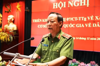 Thượng tướng Lê Quý Vương đề nghị cần tập trung nguồn vốn để xây dựng cơ sở dữ liệu quốc gia về dân cư.