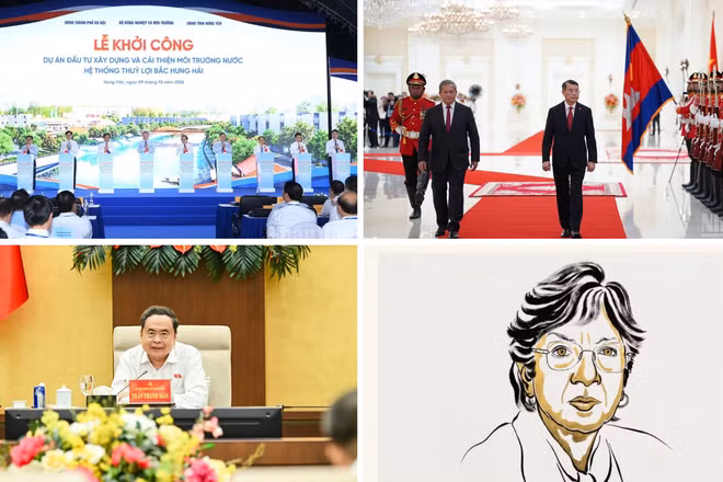 Tin nổi bật ngày 9/10: Cải thiện môi trường nước hệ thống thủy lợi Bắc Hưng Hải; Thủ tướng bắt đầu chuyến thăm chính thức Campuchia
