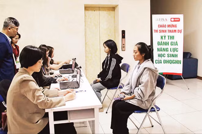 Kỳ thi đánh giá năng lực do Đại học Quốc gia Hà Nội tổ chức. (Ảnh: Đại học Quốc gia Hà Nội cung cấp)